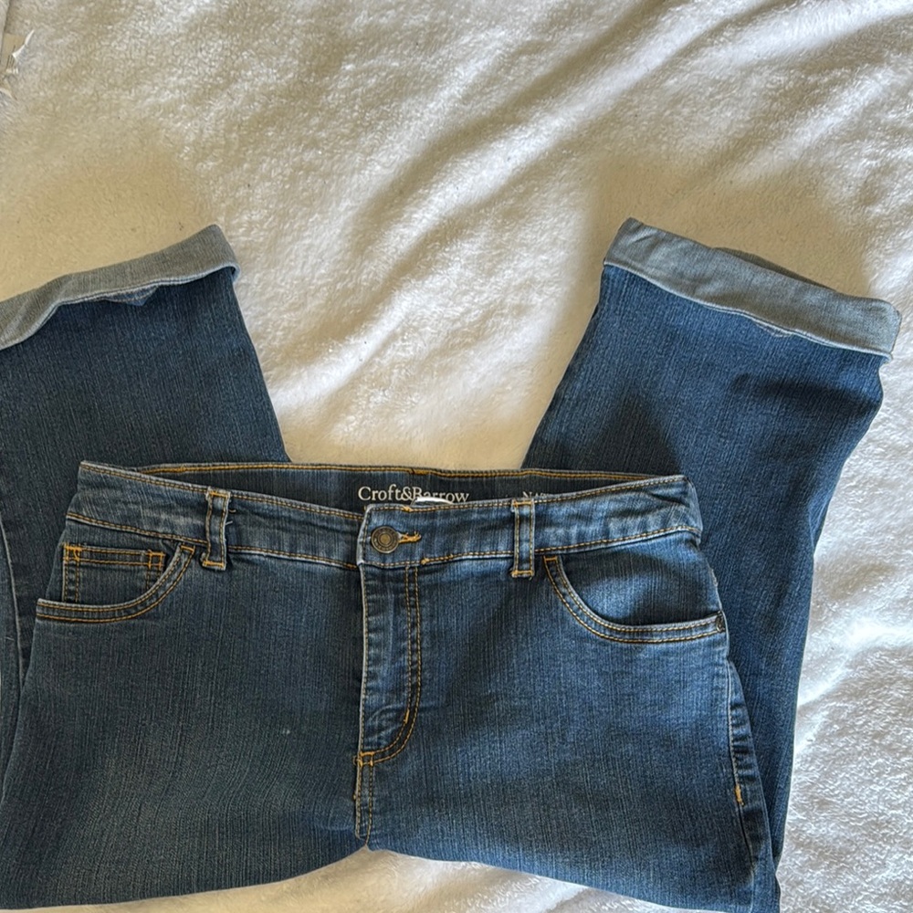 Croft & Barrow Women's Blue Jeans